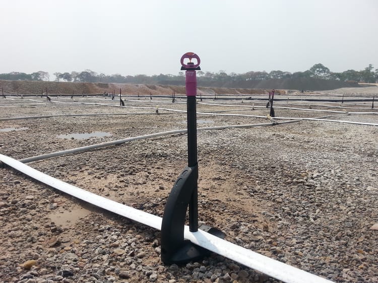 Sprinklers irrigation for Mining 03